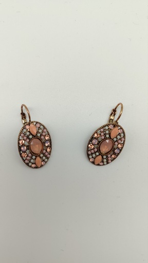 [OP05461] Pendienes piedras de coral(Adriana)