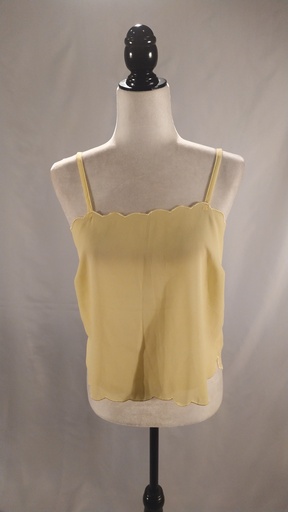 [OP05497] Blusa crep tirantes amarillo(sobrante)