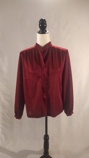 [OP05499] Blusa manga larga devoré punto(sobrante)