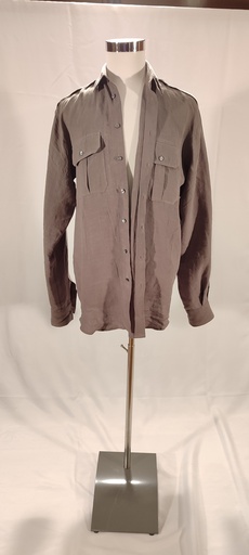 [OP05540] Camisa militar gris (Emilio)