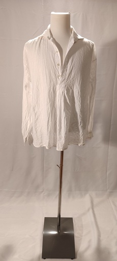 [OP05566] Camisa blanca algodón época