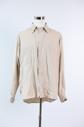 [OP03312] Camisa H camel seda