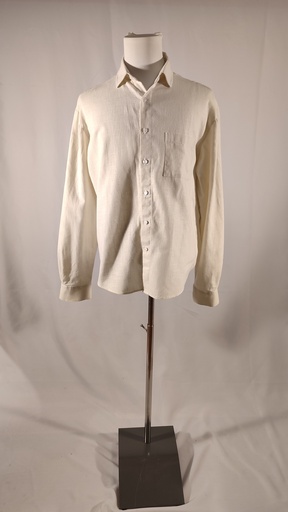 [OP05666] Camisa blanca de lino