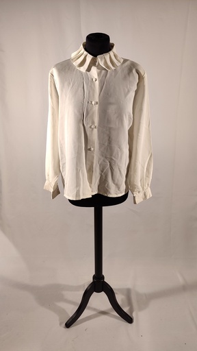 [OP05687] Blusa mujer blanco crudo