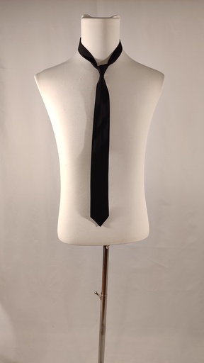 [OP05706] Corbata negro(SIRVIENTE FLORA)