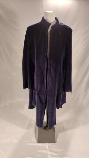 [OP05734] Abrigo terciopelo azul marino cuello mao (Telramund) (copia)