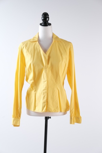 [OP02957] Camisa M escote pico corchete escondido