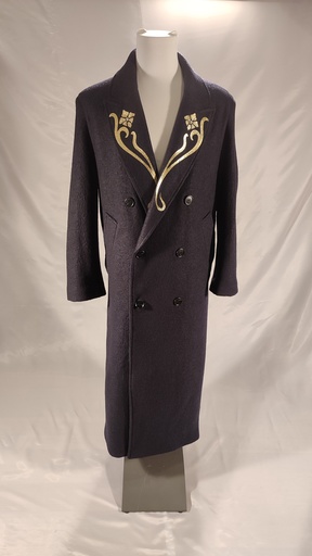 [OP05755] Abrigo negro con serigrafía dorado (Zara) (copia)