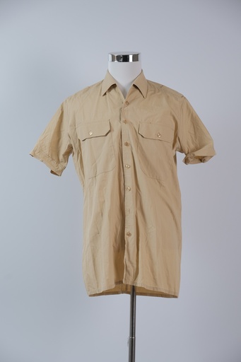 [OP03167] Camisa  militar crudo ambientada