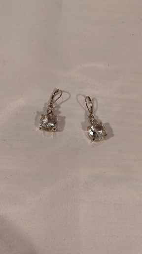 [OP05802] Pendientes piedra grande brillante(Elena)
