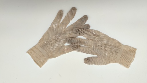 [OP05806] Guantes beige rejilla(Cayetana)