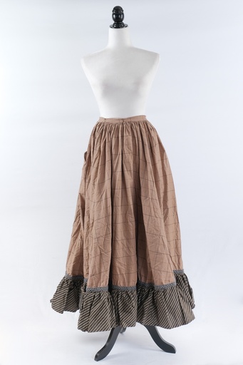 [OP05884] Falda comp. volante en bajos s. XIX (copia)