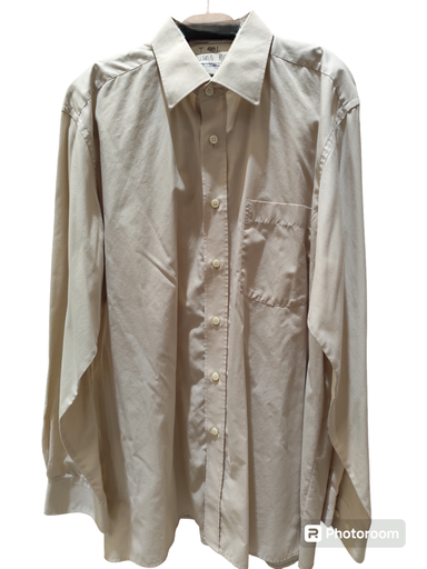 [OP05890] Camisa beige bolsillo