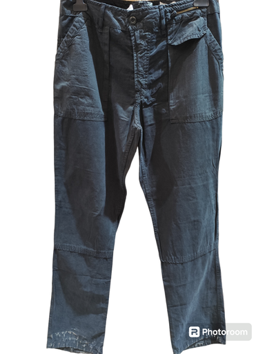 [OP05915] Pantalón negro loneta bolsillos