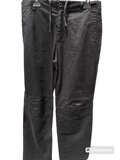 [OP05920] Pantalón negro chino con rodilleras