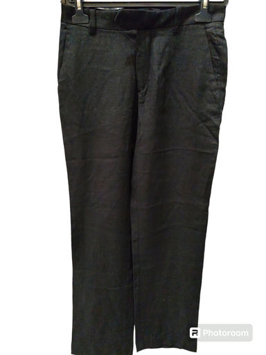 [OP05923] Pantalón negro chino lino