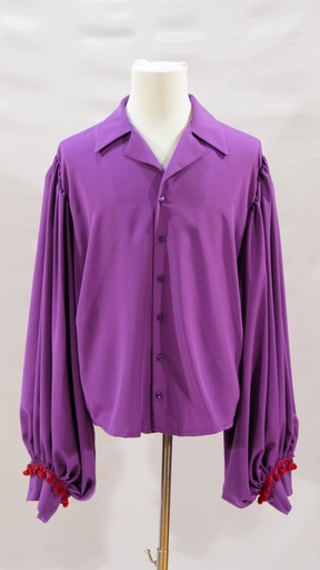 [OP06087] Camisa morado bodoques rojos (copia)