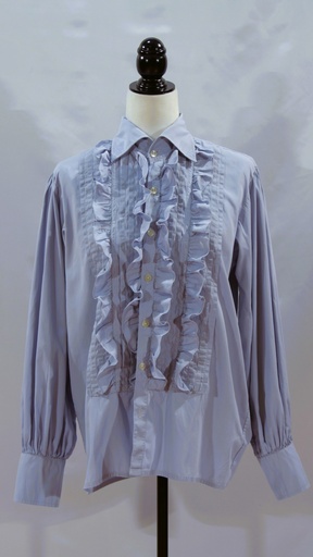 [OP06133] Camisa azul chorreras