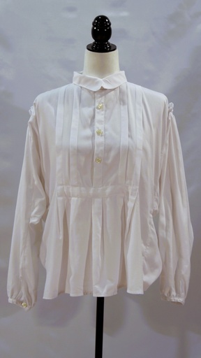 [OP06134] Camisa blanca indumentaria antigua