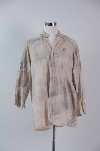 [OP03178] Camisa cuello mao M/L crudo ambientada