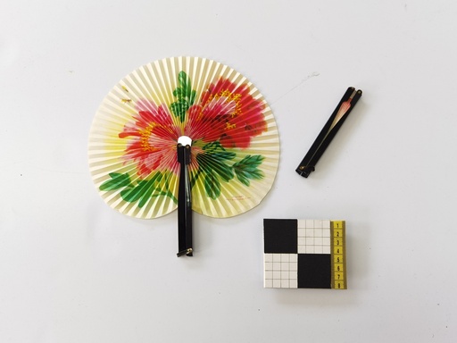 [OP01678] Abanico pai pai plegable con estampado