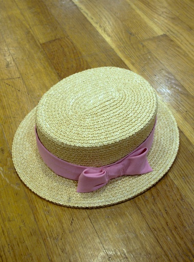 [OP06288] Canotier lazo rosa