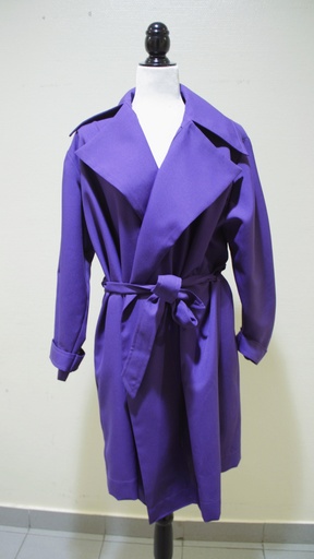 [OP06291] Gabardina morada