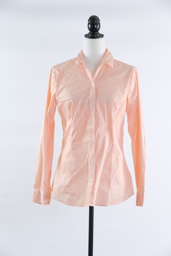 [OP02125] Camisa entallada color coral