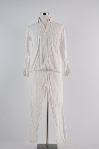 [OP02383] Conjunto camisa+ pantalón estilo colonial lino