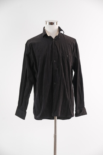 [OP00951] Camisa de pana color negro