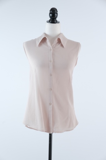 [OP02743] Camisa sin mangas crepe