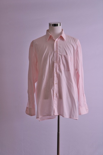 [OP01814] Camisa vestir rosa bebé