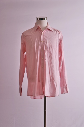 [OP01815] Camisa vestir rosa chicle
