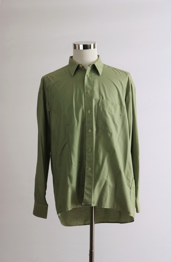 [OP01836] Camisa vestir verde seco