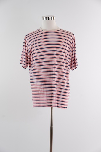 [OP01325] Camiseta manga corta rayas azul y rojo