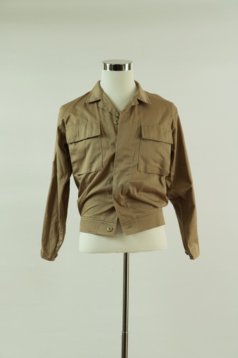 [OP01926] Cazadora de  trabajo marrón bolsillos tapeta
