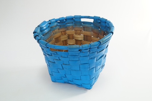 [OP00306] Cesta de mimbre azul