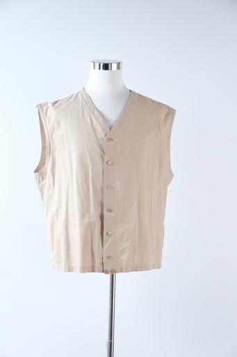 [OP03011] Chaleco camel algodón
