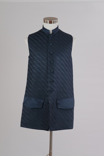 [OP01168] Chaleco largo azul marino