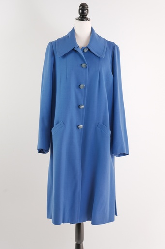 [OP01063] Abrigo azul  cuello bebé