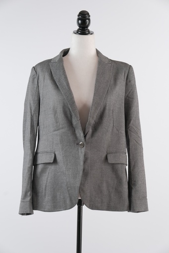 [OP02754] Chaqueta americana M gris jaspeada
