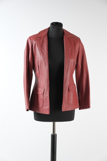 [OP03018] Americana  cuero rojo